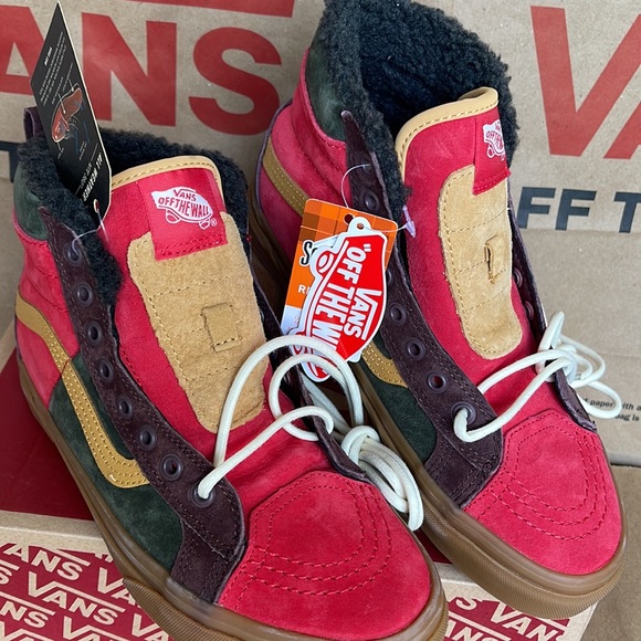 Vans Sk8-Hi 46 MTE Dx Poinsettia /Forest Night sneakers WMNS boots - Picture 7 of 16